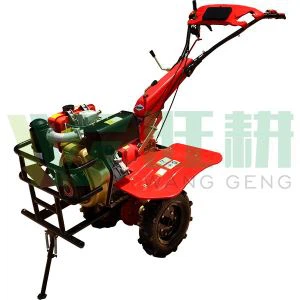 8.8HP دیزل دیزل رانده تیلر با موتور مشهور کما مارک